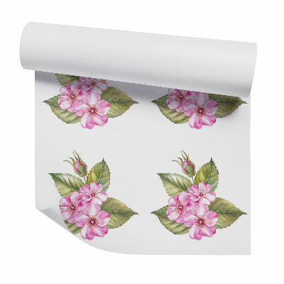 Tapeta na stenu Ružová umelecká kytica