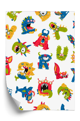 Tapeta na stenu Písmená príšeriek