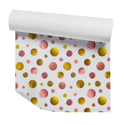 Tapeta na stenu Zlatočervené bodky