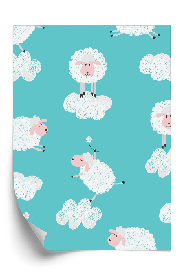 Tapeta na stenu Ovce v oblakoch
