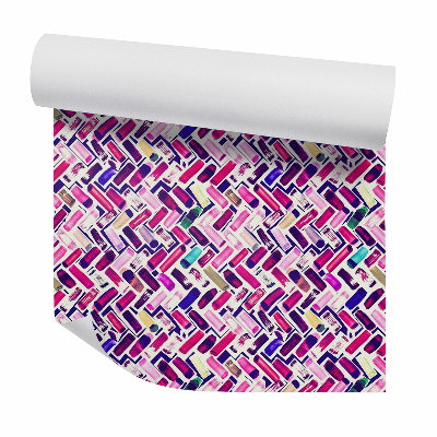 Tapeta na stenu Ozdobné ružové geometrické obrazce