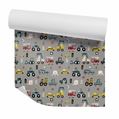 Tapeta na stenu Zábavné vozidlá tmavé znaky