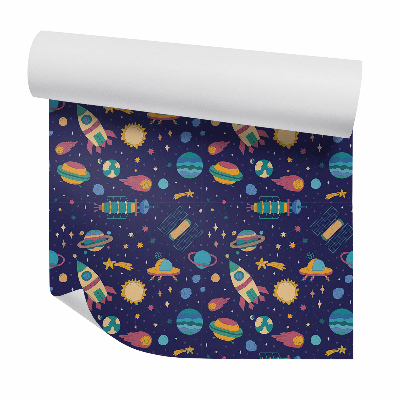 Tapeta Vesmírna raketa galaxia