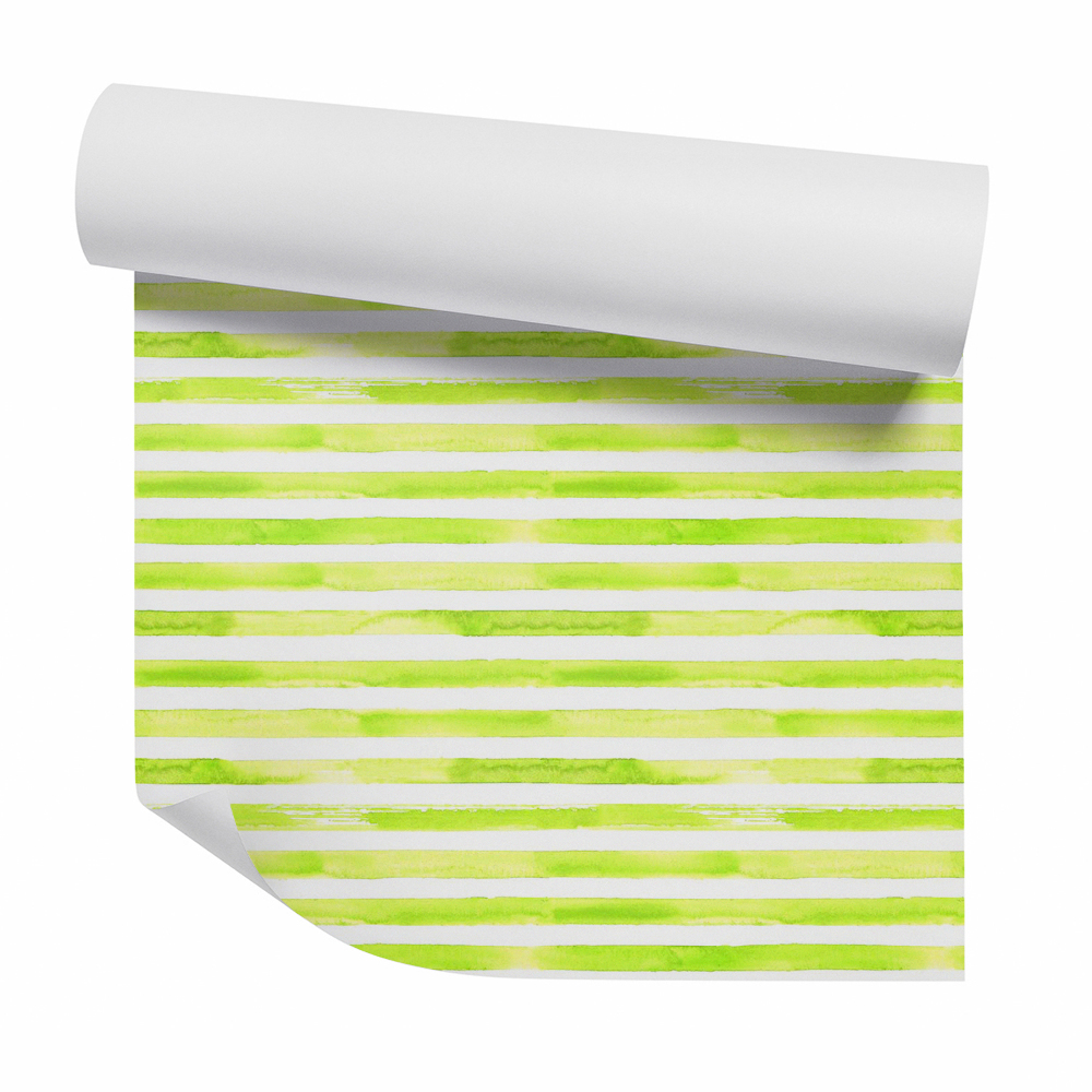 Tapeta na stenu Limetkovo zelené vodorovné pruhy