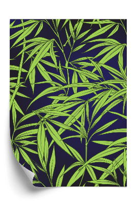 Tapeta Vzor bambusových listov