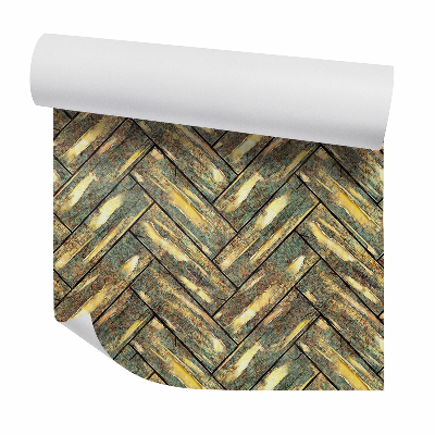 Tapeta Vyblednuté drevené panely