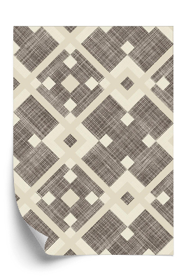 Tapeta na stenu Šedý károvaný štós