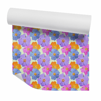 Tapeta na stenu Farebné prvosienky abstraktné