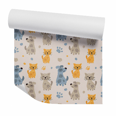 Tapeta Veselé psy a mačky