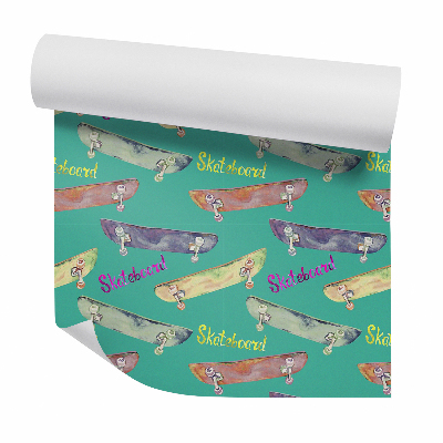 Tapeta na stenu Akvarelové skateboardy