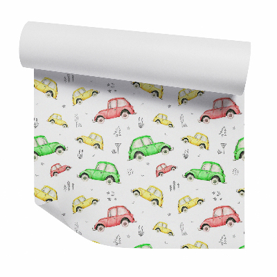 Tapeta na stenu Farebné hrbaté autá