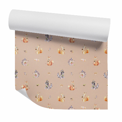 Tapeta na stenu Lesné mláďatá v perí