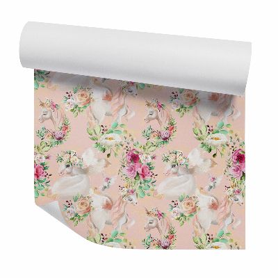 Tapeta na stenu Malí pegasi v kvetoch