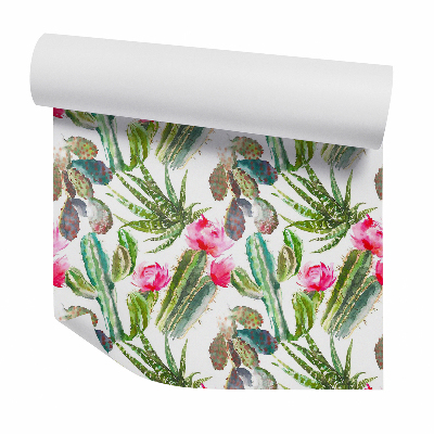 Tapeta na stenu Abstraktné akvarelové kaktusy