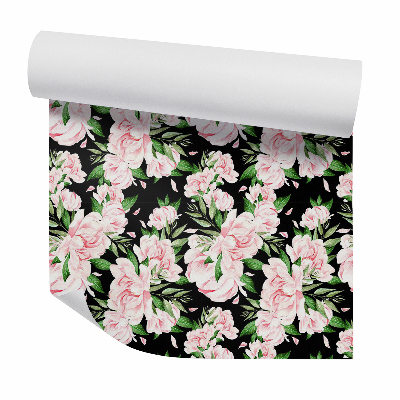 Tapeta Ružové kvety abstraktné