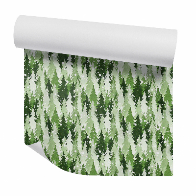 Tapeta Zimné lesné snehové ráno