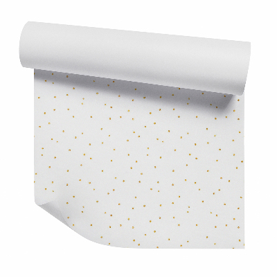 Tapeta na stenu Zlaté bodky na bielom pozadí