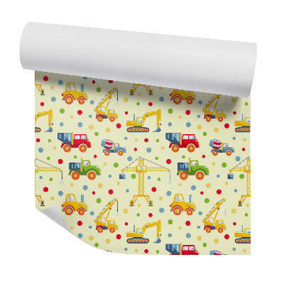 Tapeta na stenu Stavebné stroje farebné hračky