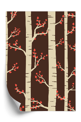 Tapeta na stenu Brezy na jeseň