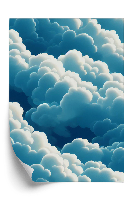 Tapeta na stenu Oblaky na modrej oblohe