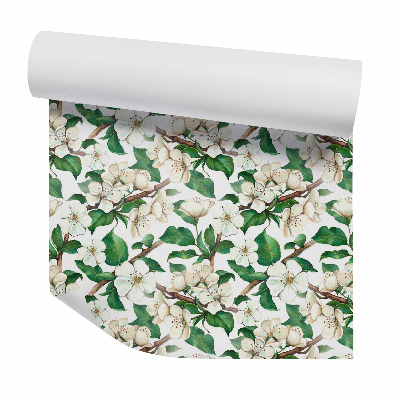 Tapeta Akvarelová rozkvitnutá jabloň