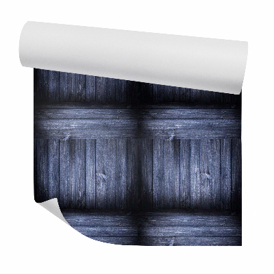 Tapeta na stenu Sivé priestorové drevo