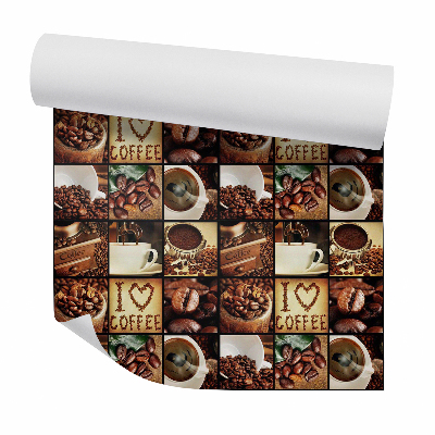 Tapeta Zdobené obrázky milujú kávu