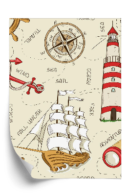 Tapeta Námornícke ikony lode maják