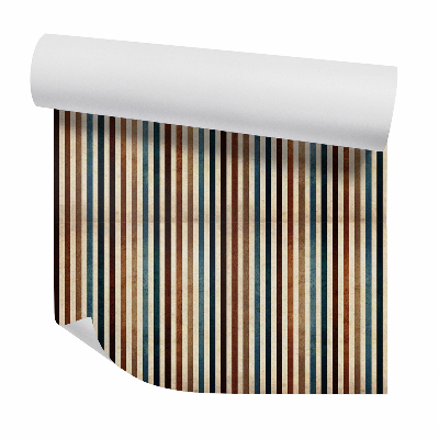 Tapeta Zvislé farebné pruhy vo vintage štýle