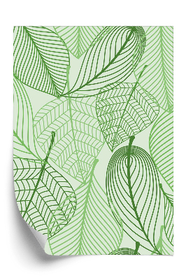Tapeta na stenu Zelené listy