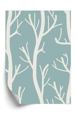 Tapeta na stenu Jednoliate pozadie stromov