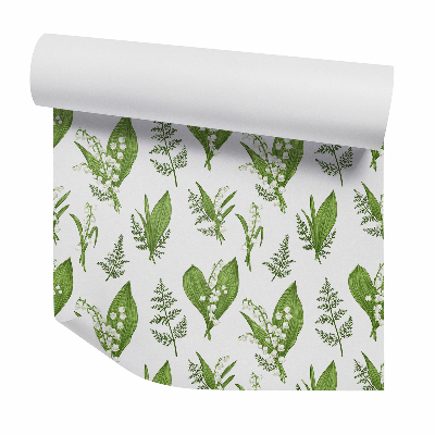 Tapeta na stenu Kvety ľalií zelené veľké