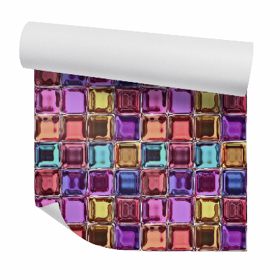 Tapeta Farebné sklenené štvorce