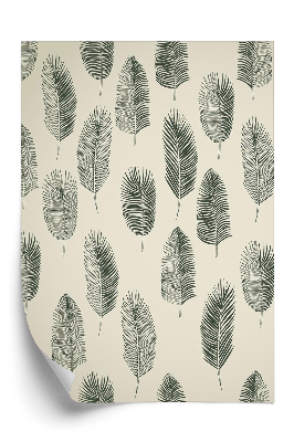 Tapeta Súbor ručne kreslených palmových listov