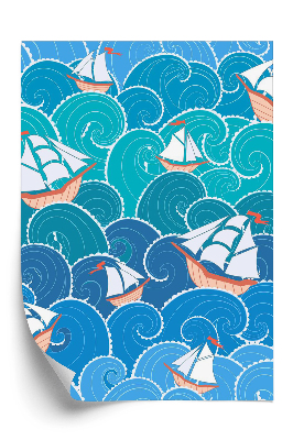 Tapeta na stenu Lode a vlny