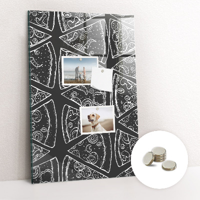 Magnetická tabuľa na magnetky Talianska pizza