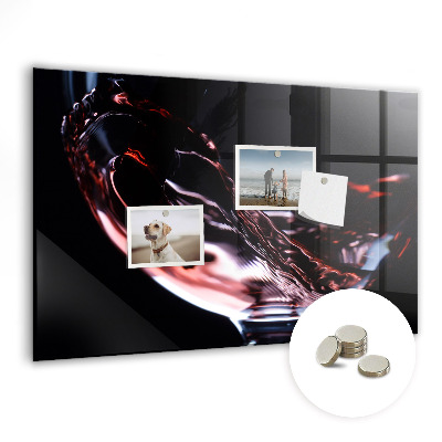 Tabuľa na magnetky Pohár na víno