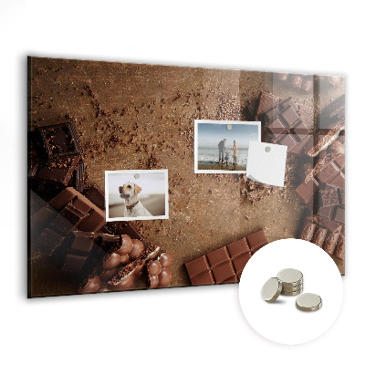 Detská magnetická tabuľa Čokoláda