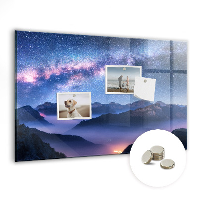 Detská magnetická tabuľa Mliečna cesta