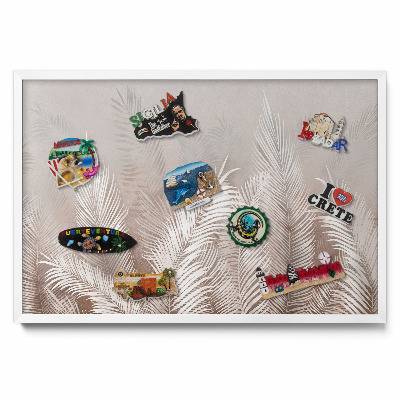 Tabula na magnetky na stenu Prírodné boho listy