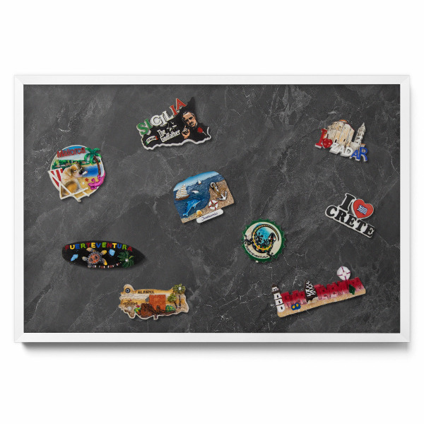 Tmavá kamenná štruktúra Magnetická tabuľa