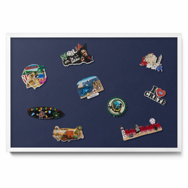 Magnetická tabuľa na magnetky Farba: tmavo modrá