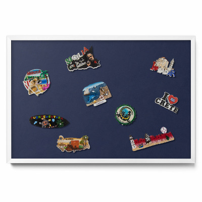 Magnetická tabuľa na magnetky Farba: tmavo modrá