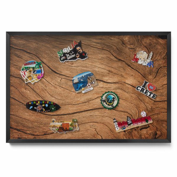 Magnetická tabuľa Textúra prasknutého dreva