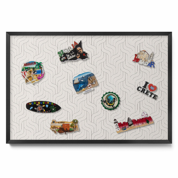 Tabula na magnetky na stenu Pravidelný lineárny vzor