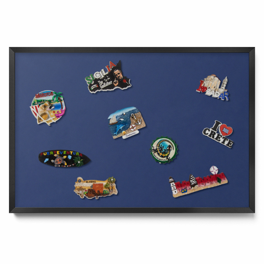 Magneticka tabula na stenu Tmavomodrá farba