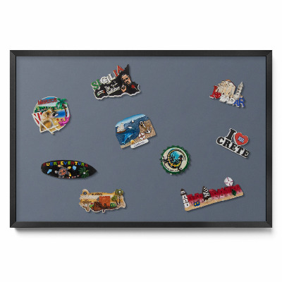 Studená sivá farba Magneticka tabula na stenu