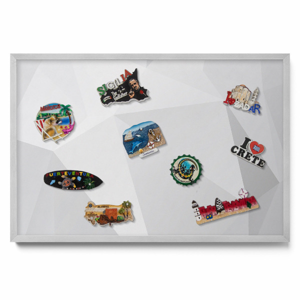 Magneticka tabula na stenu 3D geometrické pozadie