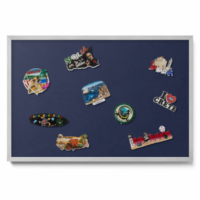 Farba: tmavo modrá Magnetická tabuľa na magnetky