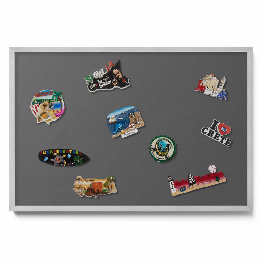 Farba tmavosivá Magneticka tabula na stenu